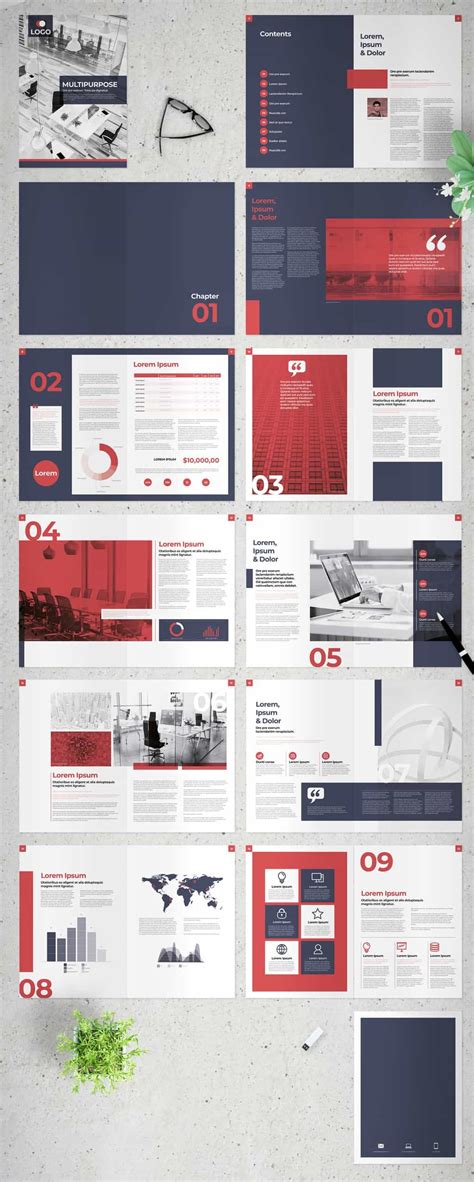 60 Modern Annual Report Design Templates [Free and Paid].